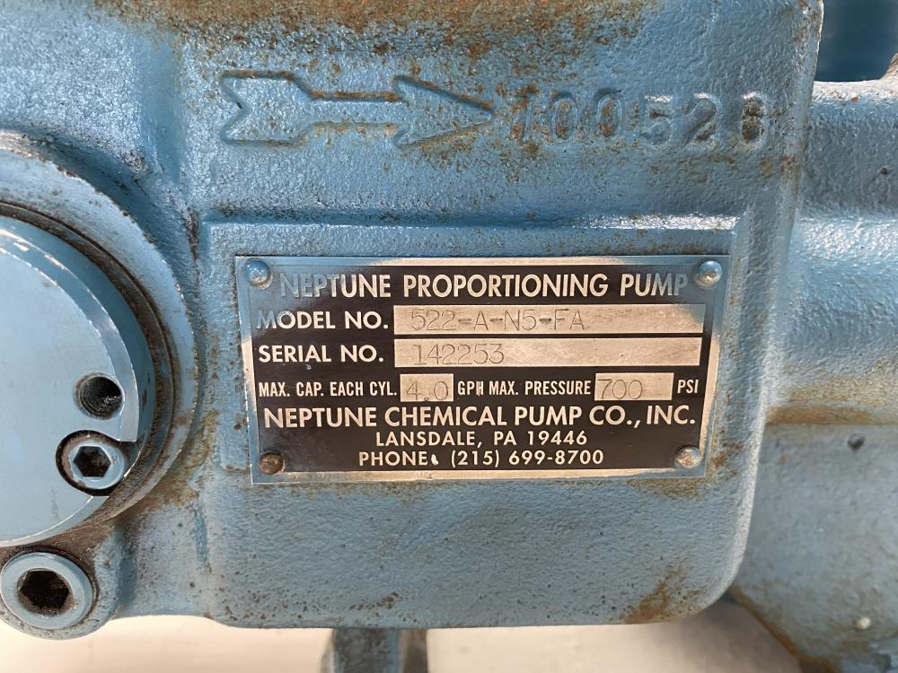 Neptune 4.0 GPH Proportioning Pump 522-A-N5-FA
